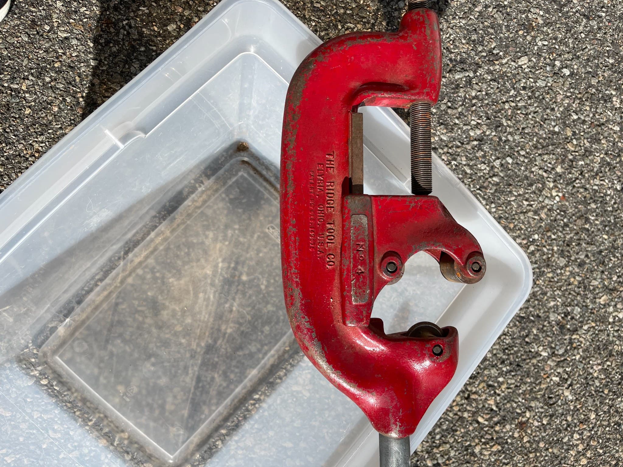 Ridgid - Model 4-S Heavy Duty Pipe Cutter, 2" - 4"